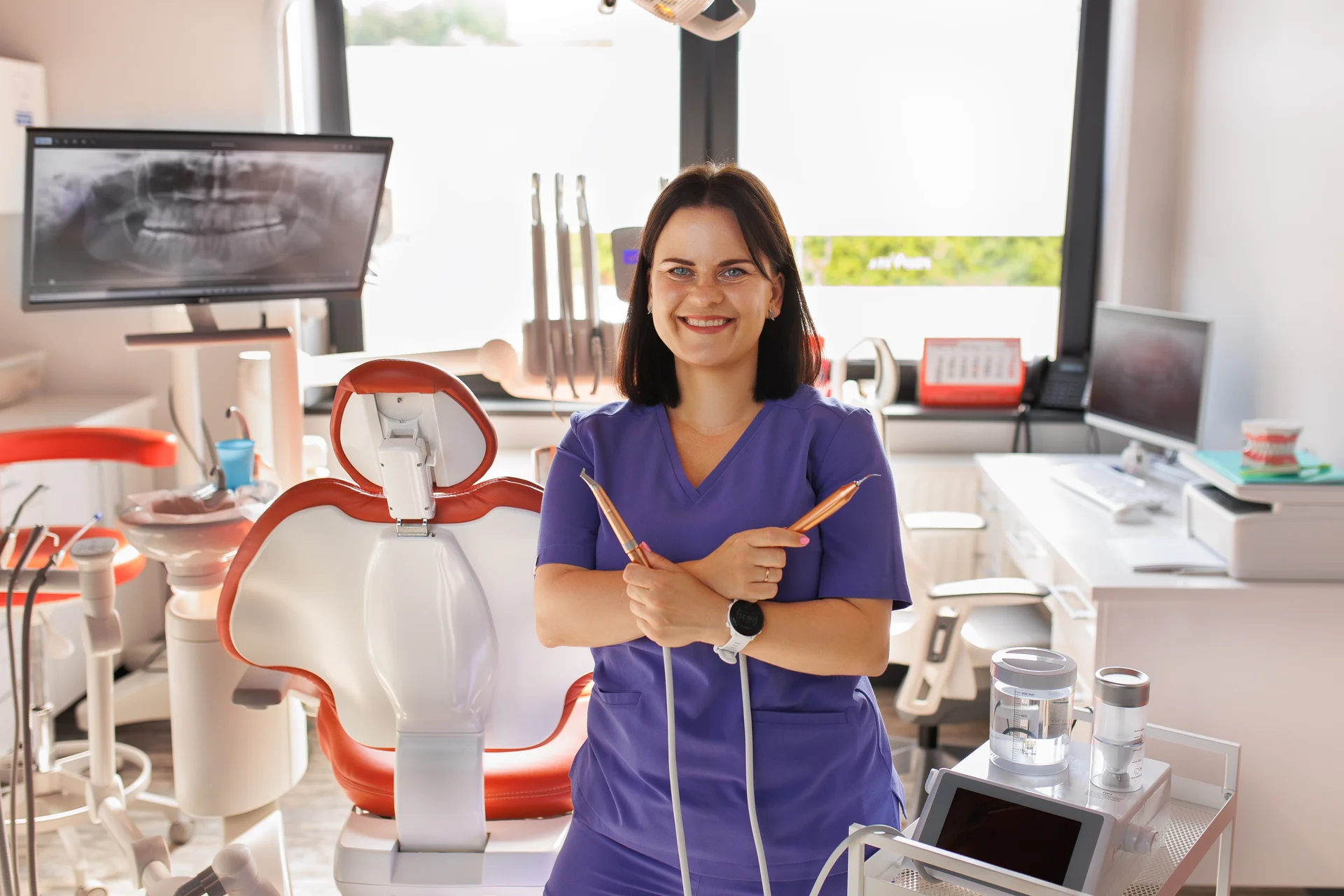 Piaskowanie Air-Flow - usuwanie przebarwień